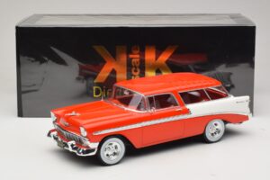 Chevrolet Bel Air Nomad Custom Light Red & White KK-Scale 1:18 KKDC181291 Diecast — photo 6 of 6