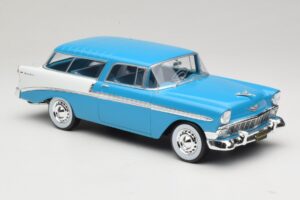 Chevrolet Bel Air Nomad Turquoise & White KK-Scale 1:18 KKDC181292 Diecast — photo 4 of 6