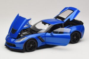 Chevrolet Corvette C7 Z06 Laguna Blue Tintcoat AUTOart 1:18 71265 Composite — photo 2 of 8