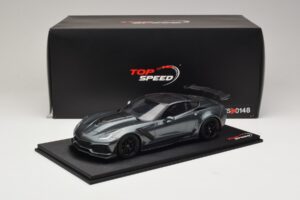 Chevrolet Corvette C7 ZR-1 Shadow Grey Metallic TopSpeed 1:18 TS0148 Resin — photo 6 of 6