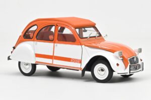 Citroen 2CV Spot Orange & White Norev 1:18 181473 Diecast — photo 2 of 3