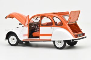 Citroen 2CV Spot Orange & White Norev 1:18 181473 Diecast — photo 3 of 3