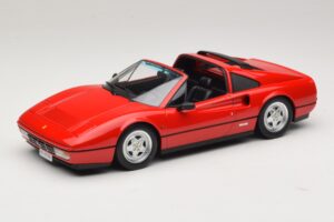 Ferrari 328 GTS Red With Black Interior KK-Scale 1:18 KKDC180551 Diecast