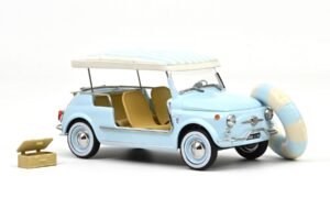 Fiat 500 Jolly Blue Norev 1:18 187793 Diecast — photo 4 of 5