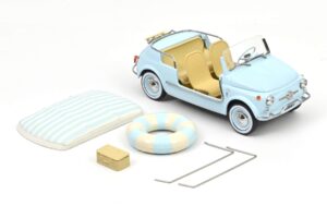 Fiat 500 Jolly Blue Norev 1:18 187793 Diecast — photo 5 of 5