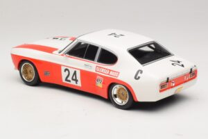 Ford Capri RS 2600 #24 D. Glemser / J. Mass 9 Hours of Kyalami Class Winner 1971 Minichamps 1:18 155718509 Diecast — photo 5 of 6