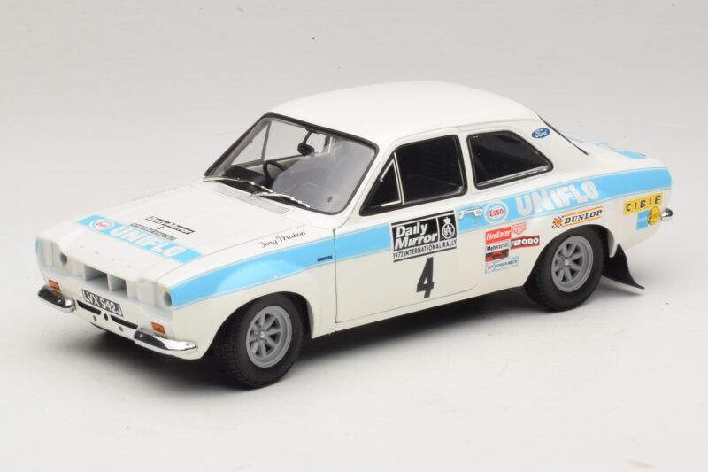 Ford Escort Mk1 RS1600 #4 R. Clark / T. Mason Winners RAC Rally 1972 Minichamps 1:18 100728104 Diecast