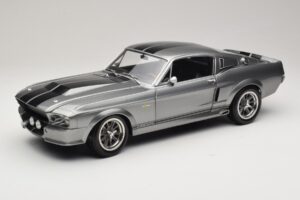 Ford Mustang Shelby GT500 Eleanor Grey Metallic & Black KK-Scale 1:12 KKDC120171 Diecast