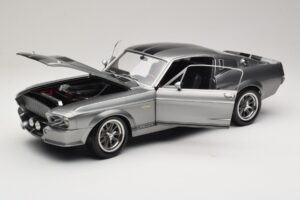 Ford Mustang Shelby GT500 Eleanor Grey Metallic & Black KK-Scale 1:12 KKDC120171 Diecast — photo 2 of 8