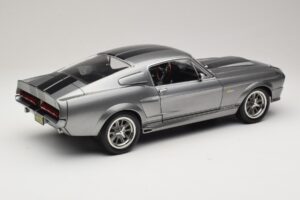 Ford Mustang Shelby GT500 Eleanor Grey Metallic & Black KK-Scale 1:12 KKDC120171 Diecast — photo 3 of 8