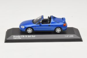 Honda CR-X del Sol EG2 Blue Metallic Minichamps 1:43 400161931 Diecast