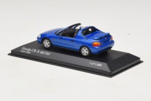 Honda CR-X del Sol EG2 Blue Metallic Minichamps 1:43 400161931 Diecast — photo 3 of 5