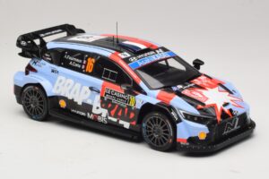 Hyundai i20 N Rally1 #16 A. Fourmaux / A. Coria Rally Monte Carlo 2026 IXO 1:18 18RMC270A Diecast — photo 4 of 6