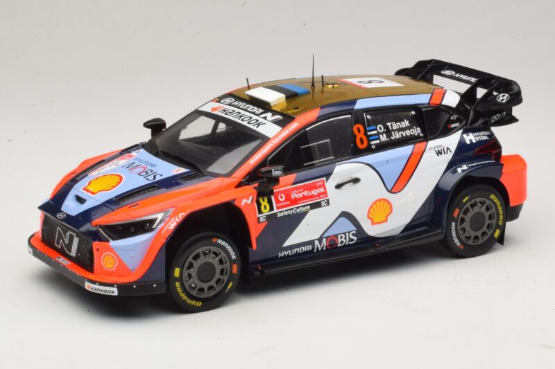 Hyundai i20 N Rally1 #8 O. Tanak / M. Jarveoja Rally Portugal 2025 IXO 1:18 18RMC251A Diecast