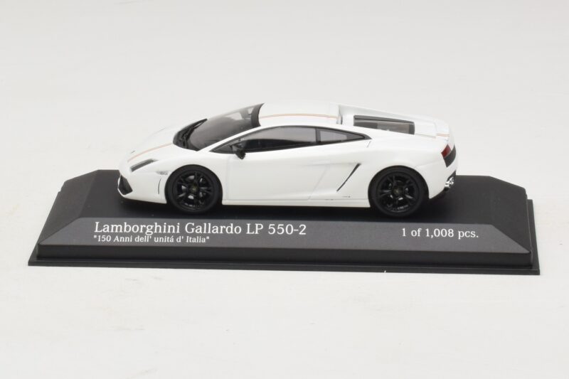 Lamborghini Gallardo LP550-2 Tricolore White Minichamps 1:43 400103801 Diecast