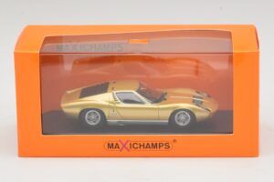 Lamborghini Miura P400 Gold Maxichamps 1:43 940103002 Diecast — photo 5 of 5