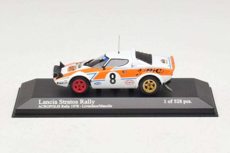 Lancia Stratos Rally #8 Livieratos / Manolis Acropolis Rally 1978 Minichamps 1:43 Lancia Stratos Rally #8 Livieratos / Manolis Acropolis Rally 1978 Minichamps 1:43 430781208 Diecast