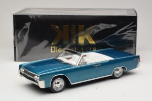 Lincoln Continental Convertible Turquoise Metallic KK-Scale 1:18 KKDC181524 Diecast — photo 7 of 7
