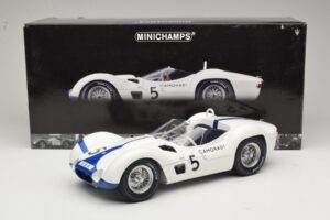 Maserati Tipo 61 #5 Camoradi S. Moss / D. Gurney 1000km Nurburgring Winner 1960 Minichamps 1:12 120601205 Diecast — photo 8 of 8