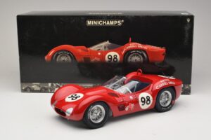 Maserati Tipo 61 #98 C. Shelby Times Mirror GP For Sportscars 1960 Minichamps 1:12 120601298 Diecast — photo 8 of 8