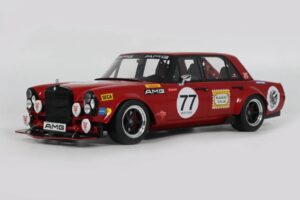 Mercedes 300 SEL W109 Red Pig S-Klub C63 S Mars Red GT Spirit 1:18 GT584 Resin — photo 2 of 2