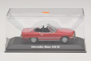 Mercedes 350 SL R107 Red Maxichamps 1:43 940033432 Diecast — photo 4 of 5
