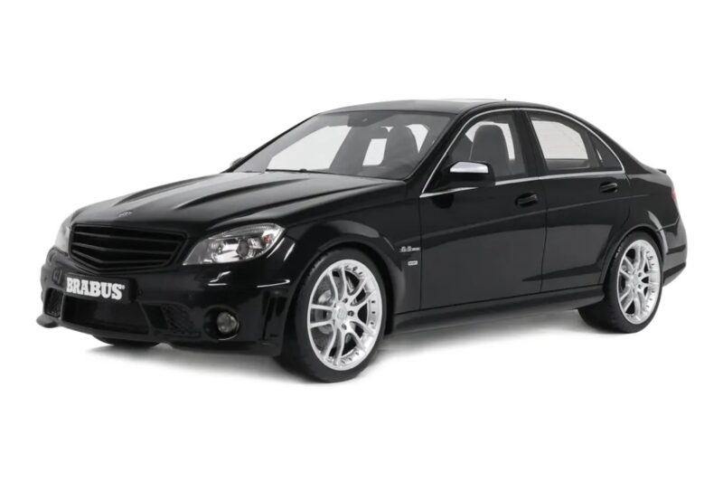 Mercedes C63 AMG W204 Brabus B63S Obsidian Black GT Spirit 1:18 GT582 Resin