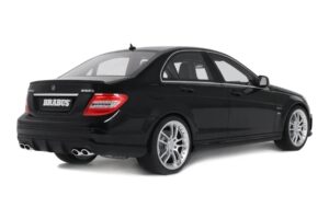Mercedes C63 AMG W204 Brabus B63S Obsidian Black GT Spirit 1:18 GT582 Resin — photo 2 of 5