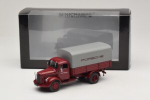 Mercedes L3500 Flatbed Porsche Minichamps 1:43 439350027 Diecast — photo 7 of 7