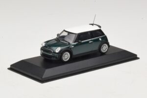 Mini Cooper One R50 Aero Green With White Roof Minichamps 1:43 MINI011 Diecast — photo 2 of 5