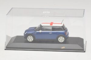 Mini Cooper S R53 Blue With English Flag Minichamps 1:43 MINI012 Diecast — photo 4 of 5