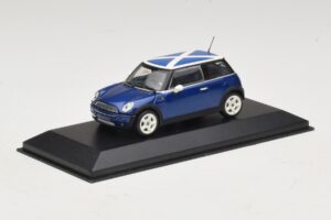 Mini Cooper S R53 Blue With Scottish Flag Minichamps 1:43 MINI016 Diecast — photo 2 of 5