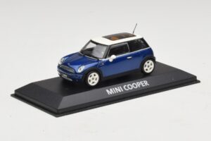 Mini Cooper S R53 Dark Blue With Panoramic Roof Minichamps 1:43 MINI021 Diecast — photo 2 of 4