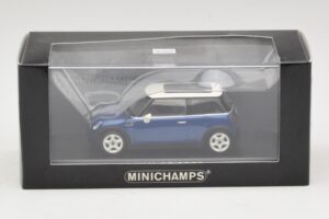 Mini Cooper S R53 Dark Blue With Panoramic Roof Minichamps 1:43 MINI021 Diecast — photo 4 of 4