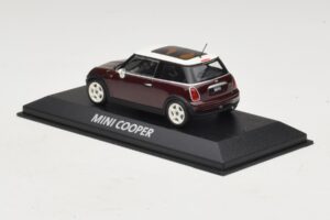 Mini Cooper S R53 Dark Red With Panoramic Roof Minichamps 1:43 MINI019 Diecast — photo 3 of 4