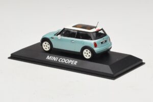 Mini Cooper S R53 Light Blue Metallic With Panoramic Roof Minichamps 1:43 MINI018 Diecast — photo 3 of 4