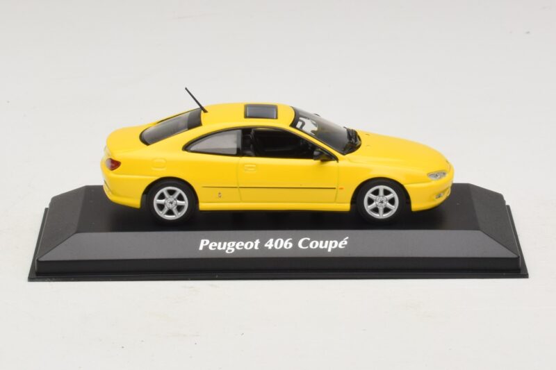Peugeot 406 Coupe Yellow Maxichamps 1:43 940112621 Diecast