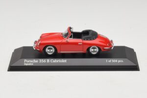 Porsche 356 B Cabriolet Red Minichamps 1:43 400064331 Diecast