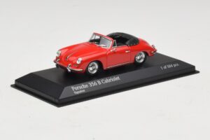 Porsche 356 B Cabriolet Red Minichamps 1:43 400064331 Diecast — photo 2 of 5