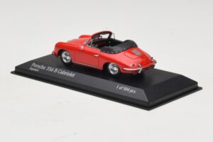 Porsche 356 B Cabriolet Red Minichamps 1:43 400064331 Diecast — photo 3 of 5
