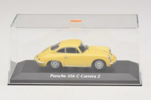 Porsche 356C Carrera 2 Yellow Maxichamps 1:43 940062361 Diecast — photo 4 of 5