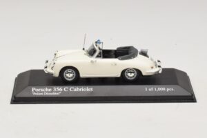 Porsche 356C Cabriolet Polizei Dusseldorf Minichamps 1:43 430062391 Diecast