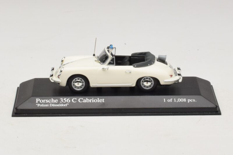Porsche 356C Cabriolet Polizei Dusseldorf Minichamps 1:43 430062391 Diecast