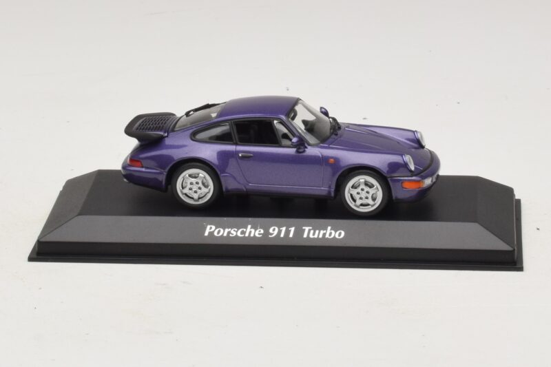 Porsche 911 964 Turbo Purple Metallic Maxichamps 1:43 940069100 Diecast