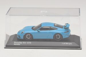 Porsche 911 991.1 GT3 Blue Minichamps 1:43 410066022 Diecast — photo 4 of 5