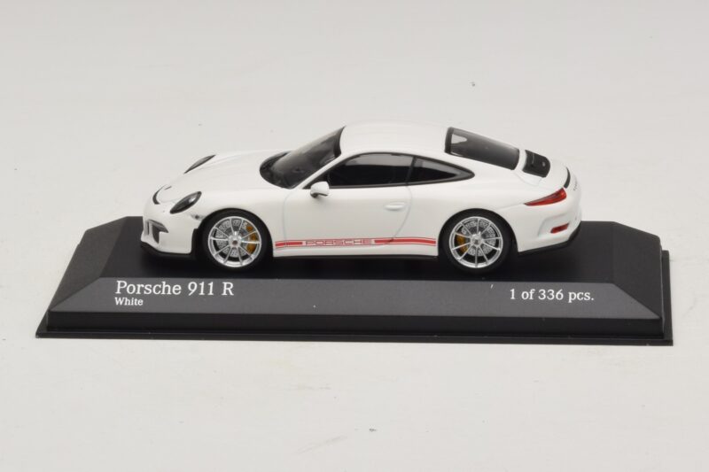 Porsche 911 991.1 R White Minichamps 1:43 410066221 Diecast