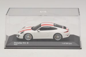 Porsche 911 991.1 R White With Red Stripes Minichamps 1:43 410066220 Diecast — photo 5 of 6