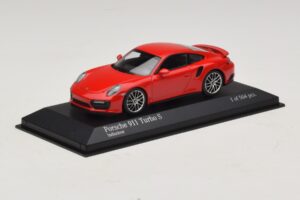 Porsche 911 991.1 Turbo S Red Minichamps 1:43 410067170 Diecast — photo 2 of 5