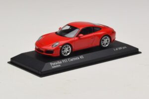 Porsche 911 991.2 Carrera 4S Red Minichamps 1:43 410067240 Diecast — photo 2 of 5