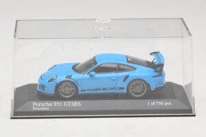 Porsche 911 991 GT3 RS Blue Minichamps 1:43 410063222 Diecast — photo 4 of 5